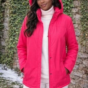 CABELA'S Classic Fit Hot Pink Hooded Parka, L